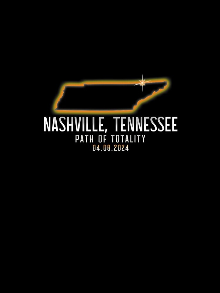 Imagen 4 de 4, Funda de iPhone con la obra Nashville Tennessee Path Of Totality 4.8.24 Solar Eclipse Gear, diseñada y vendida por DynamicDesign.