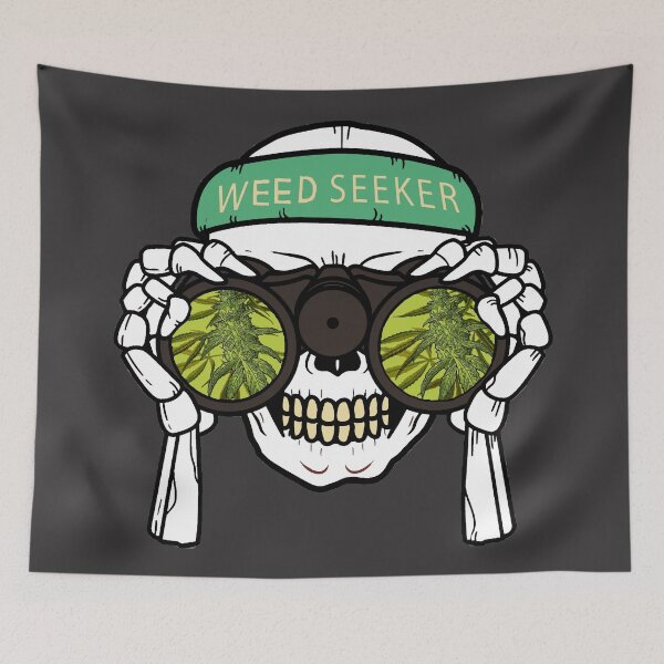 Item preview, Weed seeker Skull #4 designed and sold by Hypnotees.