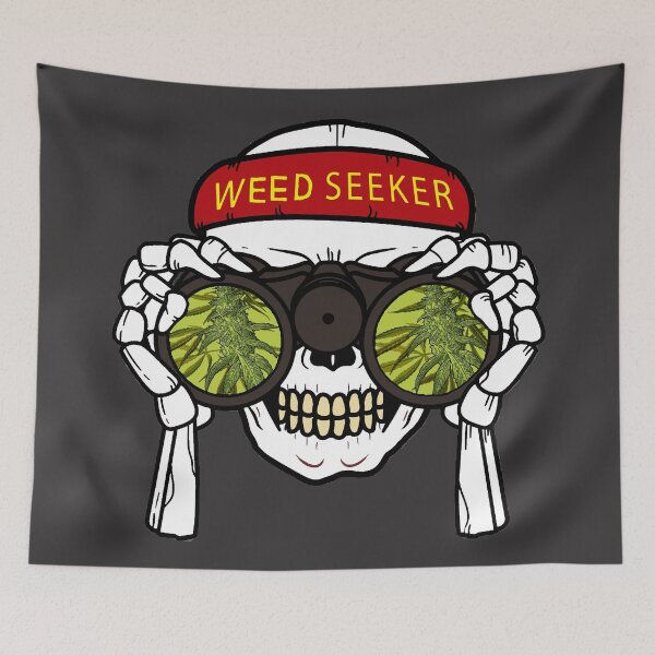 Item preview, Weed seeker Skull #5 designed and sold by Hypnotees.
