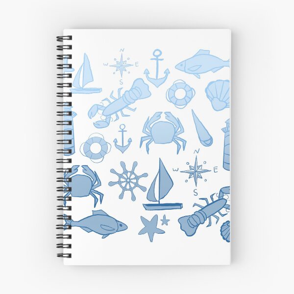 Item preview, sailor/ ocean themed pattern  designed and sold by HibiscusHeron.
