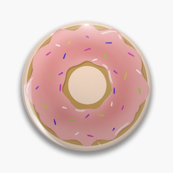 Item preview, Pink and blue frosting doughnut designed and sold by TheRelicShop.