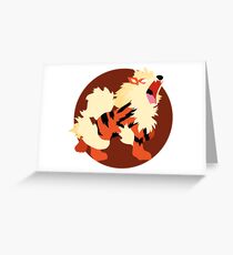 Arcanine - Basic Greeting Card