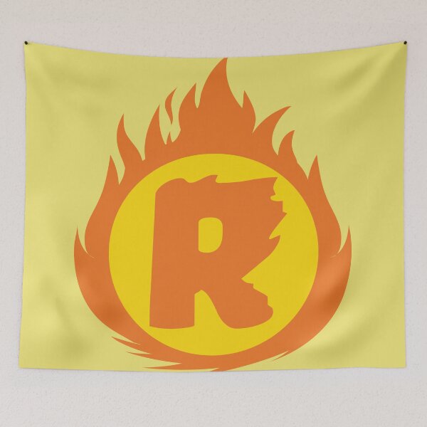 Item preview, Superhero Letter R. Fire Insignia designed and sold by mgulin.