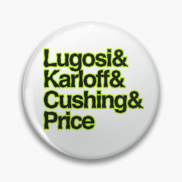 Item preview, Lugosi Karloff Cushing Price designed and sold by Marco Divertimenti.