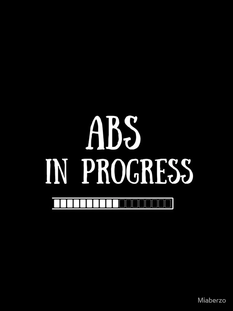 Thumbnail 4 of 4, iPhone Case, Abs In Progress Text designed and sold by Miaberzo.