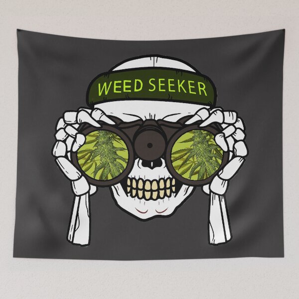 Item preview, Weed seeker Skull #6 designed and sold by Hypnotees.
