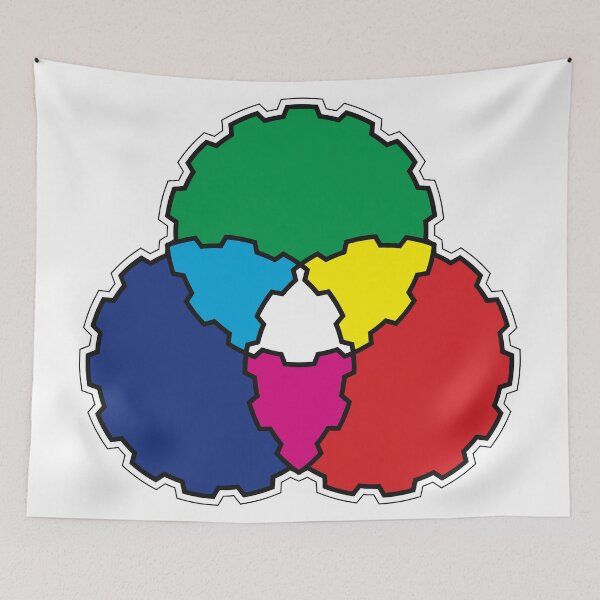 Item preview, Graphic RGB Colour Theory Design designed and sold by iscaStudioArt.