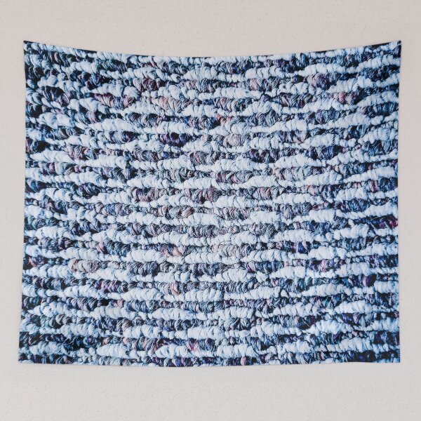 Item preview, Loop Pile Texture Icy Blue designed and sold by Designs By YL.