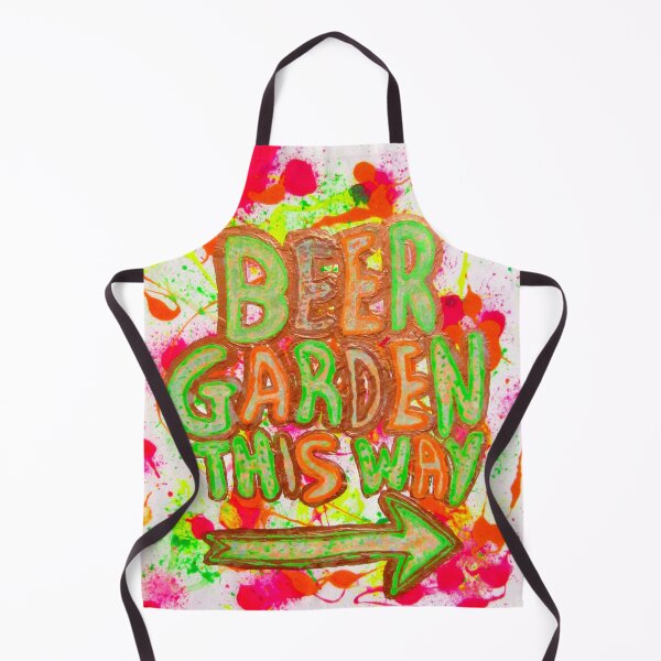 Item preview, BEER GARDEN THIS WAY, to the right, Red And Green Painting, designed and sold by Andrew Morrell.