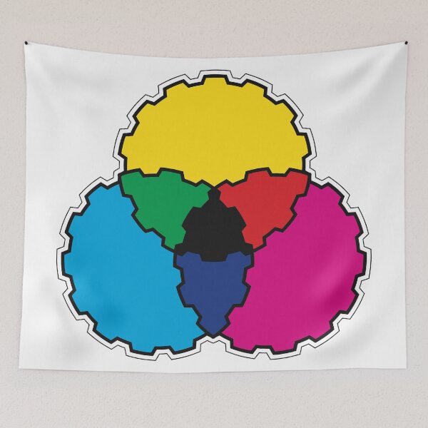 Item preview, Graphic CMYK Colour Theory Design designed and sold by iscaStudioArt.