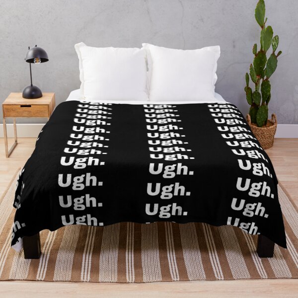 Item preview, Black and white text based T-shirt - Ugh. designed and sold by OffensiveTCG.