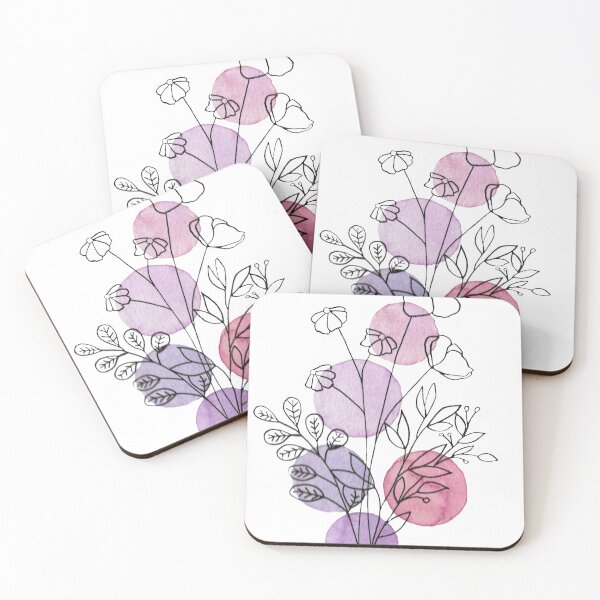 Item preview, Watercolor Doodles Flowers  designed and sold by ArlaineSH.