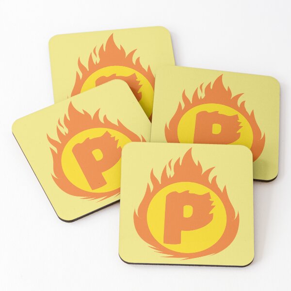Item preview, Superhero Letter P. Fire Insignia designed and sold by mgulin.