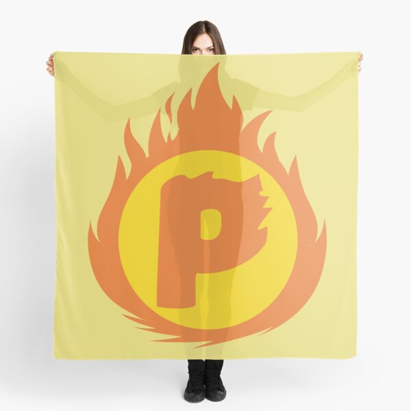 Item preview, Superhero Letter P. Fire Insignia designed and sold by mgulin.
