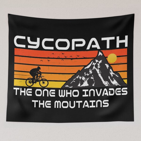 Item preview, Cycopath - mountain biker distressed designed and sold by SidTastic .