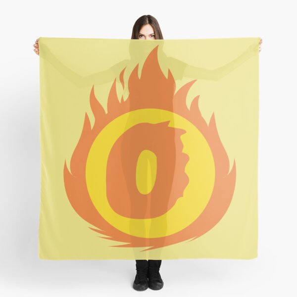 Item preview, Superhero Letter O. Fire Insignia designed and sold by mgulin.