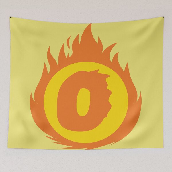 Item preview, Superhero Letter O. Fire Insignia designed and sold by mgulin.