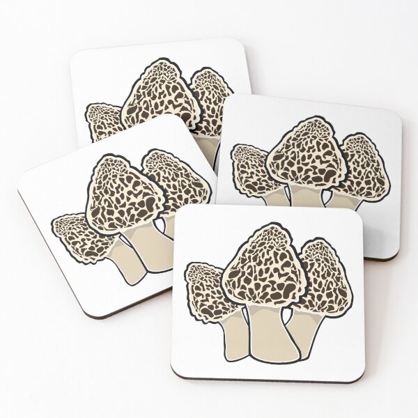 Item preview, A Trio of Morel Mushrooms designed and sold by MonkeyJayDesign.