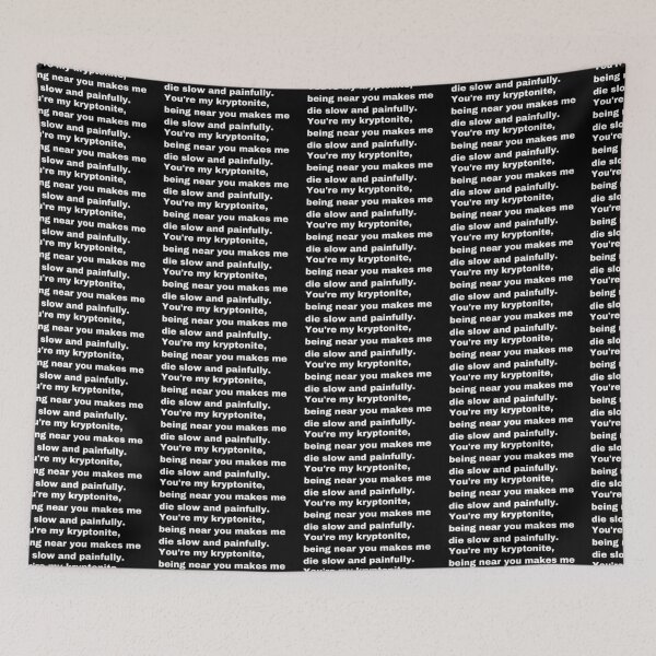 Item preview, Camiseta con texto en blanco y negro: eres mi kriptonita designed and sold by OffensiveTCG.
