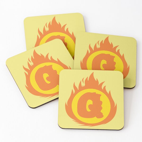 Item preview, Superhero Letter Q. Fire Insignia designed and sold by mgulin.