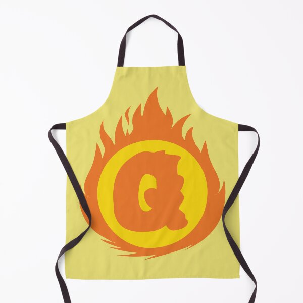 Item preview, Superhero Letter Q. Fire Insignia designed and sold by mgulin.