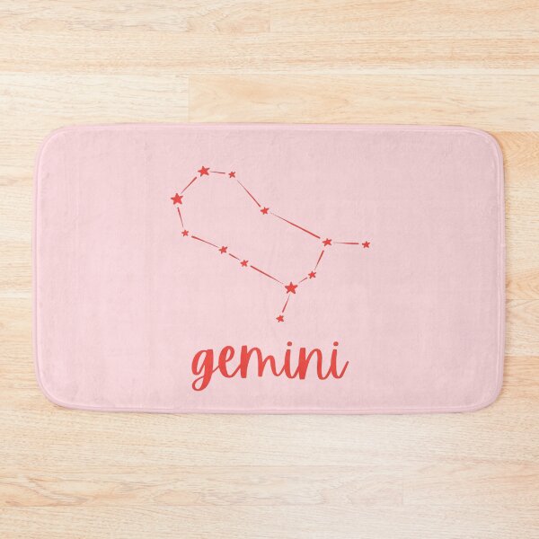 Item preview, minimalist gemini constellation in red and pink designed and sold by neopop.