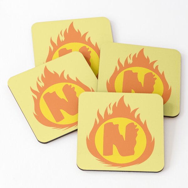 Item preview, Superhero Letter N. Fire Insignia designed and sold by mgulin.
