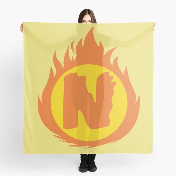 Item preview, Superhero Letter N. Fire Insignia designed and sold by mgulin.