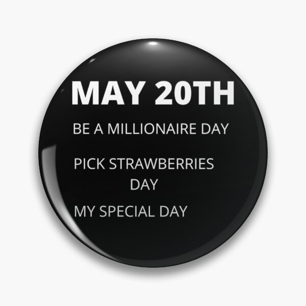 Item preview, Daily holidays - May 20th designed and sold by edwardtiptonart.