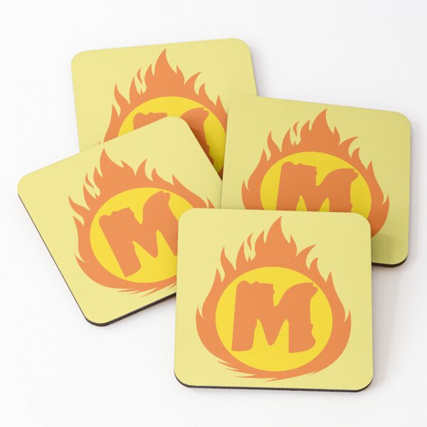 Item preview, Superhero Letter M. Fire Insignia designed and sold by mgulin.