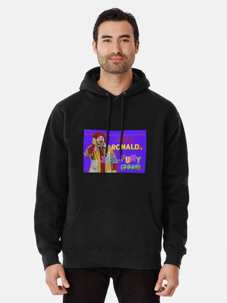 Ronald mcdonald online hoodie