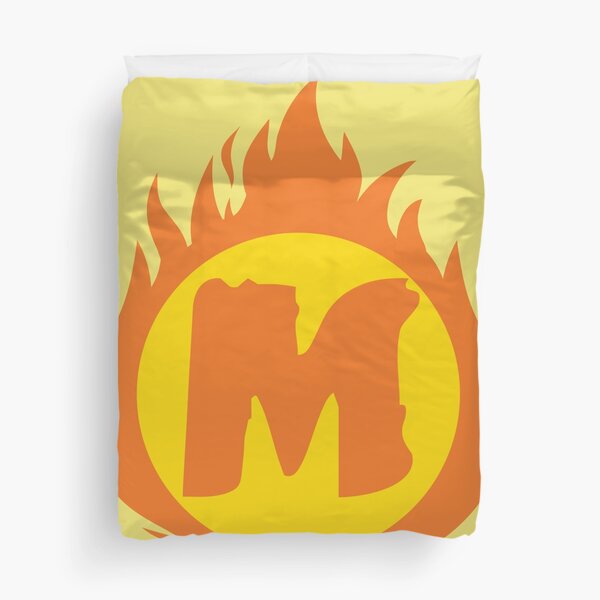 Item preview, Superhero Letter M. Fire Insignia designed and sold by mgulin.
