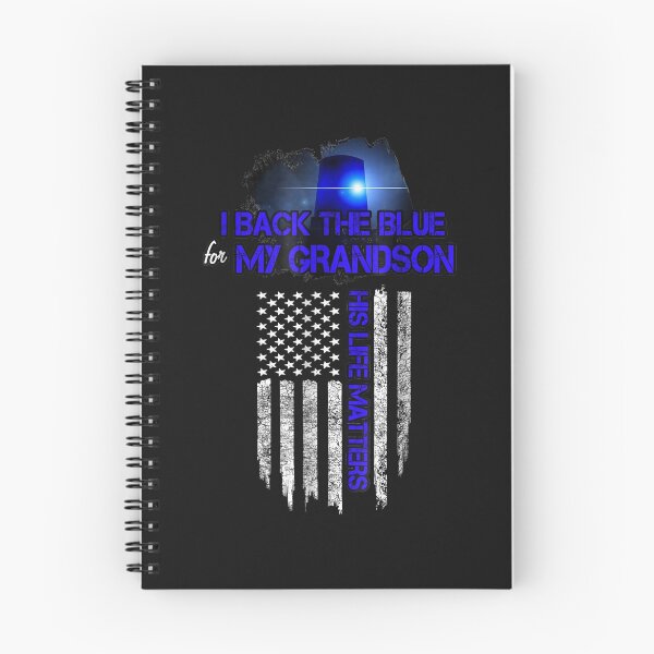 Item preview, Back Blue Apparel Police Grandson Matter | Gift Idea | Gift For Grandson  designed and sold by LanPhan.