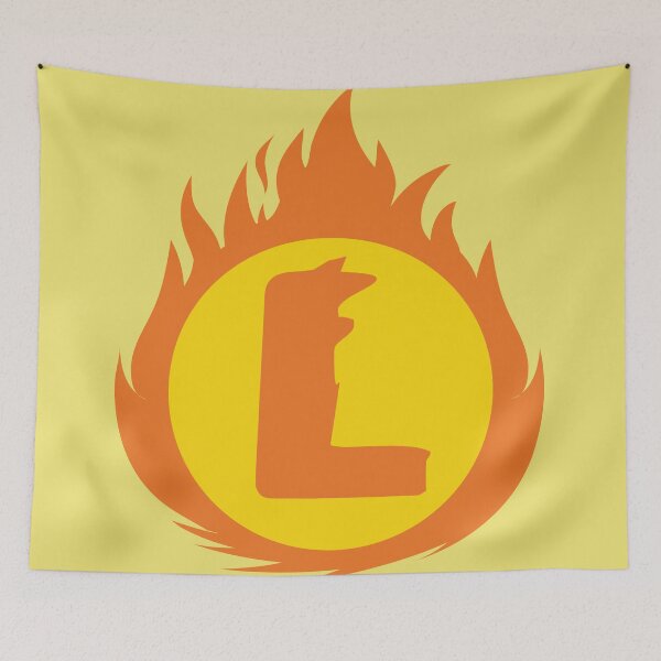 Item preview, Superhero Letter L. Fire Insignia designed and sold by mgulin.