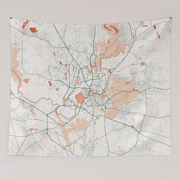 Item preview, Vilnius City Map of Lithuania - Bohemian designed and sold by deMAP.