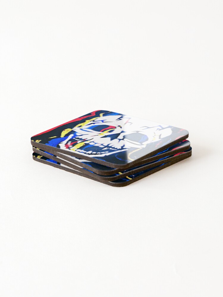 Thumbnail 4 of 5, Coasters (Set of 4), Human Skull designed and sold by JavaWolfDesign.