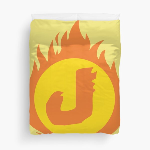 Item preview, Superhero Letter J. Fire Insignia designed and sold by mgulin.