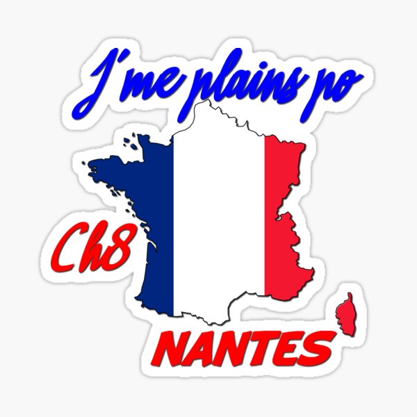 NANTES Aufkleber Panneaux Ville Sticker Frankreich autocollant 