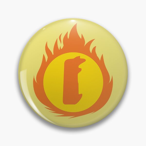 Item preview, Superhero Letter I. Fire Insignia designed and sold by mgulin.