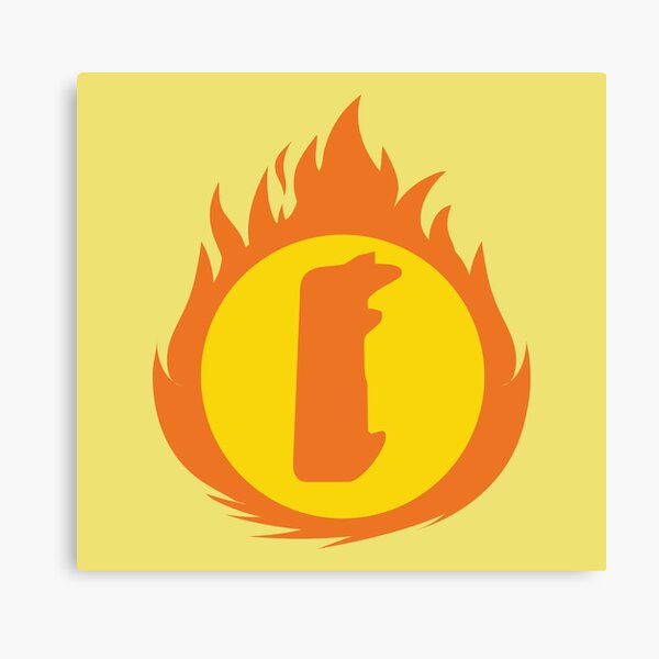 Item preview, Superhero Letter I. Fire Insignia designed and sold by mgulin.