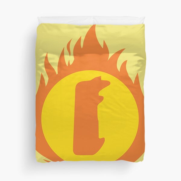 Item preview, Superhero Letter I. Fire Insignia designed and sold by mgulin.