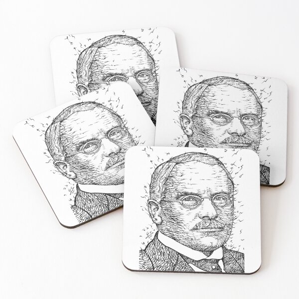 Item preview, CARL JUNG - ink portrait .2 designed and sold by lautir.