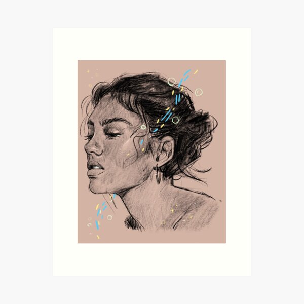 Superkid Portrait Art Print