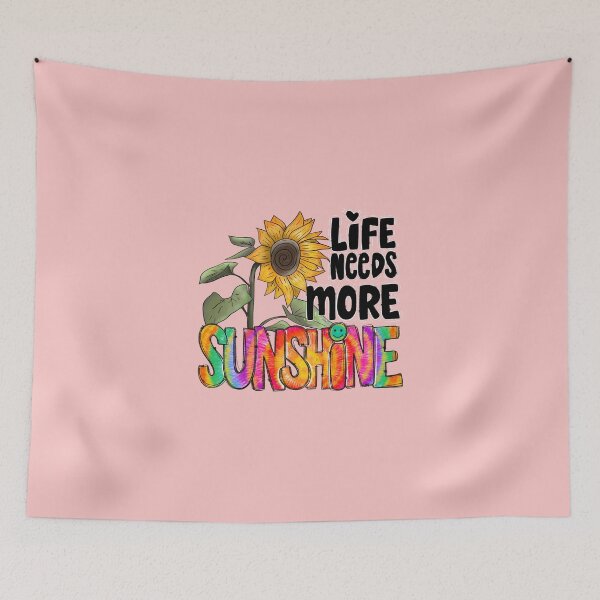 Item preview, Life needs more sunshine, Sunflower life, sunshine tie dye designed and sold by taby2you.