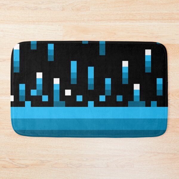 Item preview, Digital Rain - 0016 - Original Abstract Pixel Art designed and sold by pixonpu.