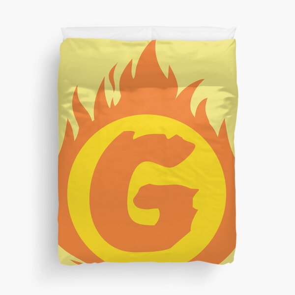 Item preview, Superhero Letter G. Fire Insignia designed and sold by mgulin.