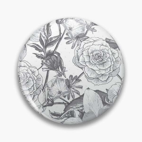 Aperçu de l'œuvre B&W Wild Vintage Rose créée et vendue par mischellero.