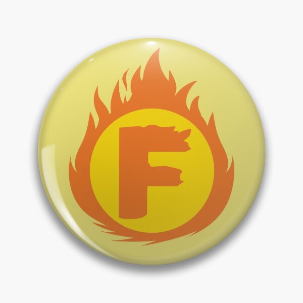 Item preview, Superhero Letter F. Fire Insignia designed and sold by mgulin.