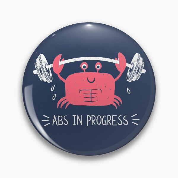 Item preview, Funny Abs In Progress For Summer Body Crab designed and sold by Fotografille.