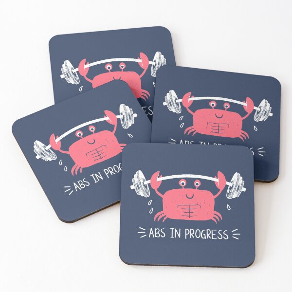 Item preview, Funny Abs In Progress For Summer Body Crab designed and sold by Fotografille.